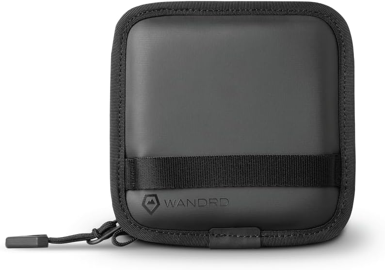 WANDRD Lens Filter Case - Store 4 Filters in Your Camera Backpack or Camera Case, Protect Photography Accessories from Scratches, Dust & Impact Traveling Bag (Black) - Image 1